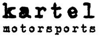 KARTEL MOTORSPORTS logo