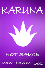 KARUNA HOT SAUCE RAW FLAVOR 5OZ logo