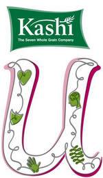 KASHI THE SEVEN WHOLE GRAIN COMPANY U logo