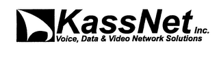 KASSNET INC. VOICE, DATA & VIDEO NETWORK SOLUTIONS logo