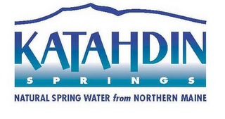 KATAHDIN SPRINGS NATURAL SPRING WATER FROM NORTHERN MAINE logo