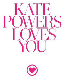 KATE POWERS LOVES YOU logo