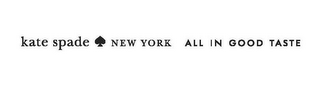 KATE SPADE NEW YORK ALL IN GOOD TASTE logo