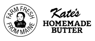 KATE'S HOMEMADE BUTTER FARM FRESH FROM MAINE logo