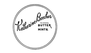 KATHARINE BEECHER THE ORIGINAL BUTTER MINTS logo