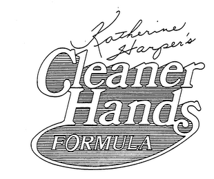 KATHERINE HARPER'S CLEANER HANDS FORMULA logo