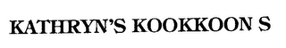KATHRYN'S KOOKKOONS logo