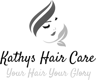 KATHYS HAIR CARE YOUR HAIR YOUR GLORY logo
