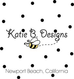KATIE B. DESIGNS NEWPORT BEACH, CALIFORNIA logo