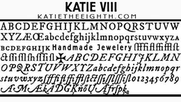 KATIE VIII KATIETHEEIGHTH.COM HANDMADE JEWELERY logo
