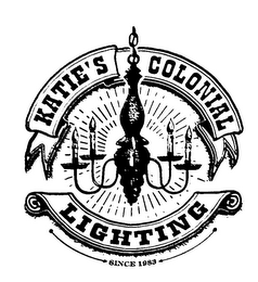KATIE'S COLONIAL LIGHTING SINCE 1983 logo