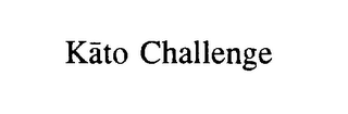 KATO CHALLENGE logo