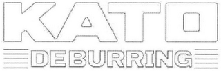 KATO DEBURRING logo