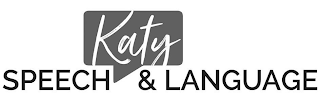 KATY SPEECH & LANGUAGE logo