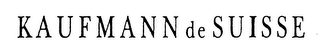 KAUFMANN DE SUISSE logo