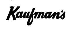 KAUFMAN'S logo
