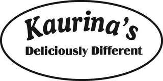 KAURINA'S DELICIOUSLY DIFFERENT logo