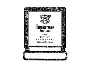 KAUTZ IRONSTONE VINEYARDS 1991 TRIUNE CALIFORNIA CABERNET SAUVIGNON logo