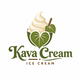 KAVA CREAM ICE CREAM logo