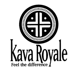 KAVA ROYALE FEEL THE DIFFERENCE logo