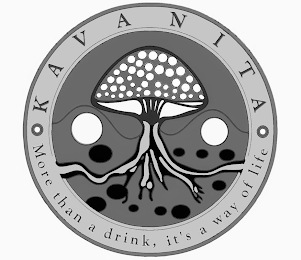 KAVANITA MORE THAN A DRINK, IT'S A WAY OF LIFE logo
