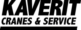 KAVERIT CRANES & SERVICE logo