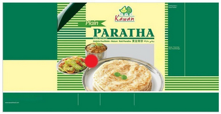 KAWAN WWW.KAWANFOOD.COM KAWAN PLAIN PARATHA INDIAN FLAT BREAD GALETTE FEUILLETEE-NATURE ROTI PARATHA NOTHING BEATS A KAWAN PARATHA KAWAN - PRESERVING ASIAN FOOD HERITAGE KAWAN MANUFACTURED BY logo