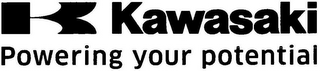 KAWASAKI POWERING YOUR POTENTIAL logo