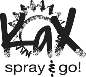 KAX SPRAY & GO! logo