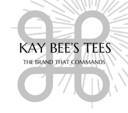 KAY BEE'S TEES THE BRAND THAT COMMANDS logo
