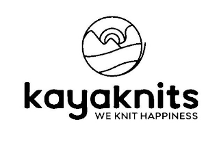 KAYAKNITS WE KNIT HAPPINESS logo