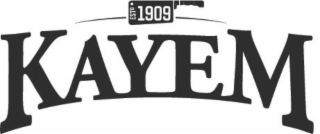 KAYEM ESTD 1909 logo