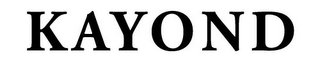 KAYOND logo