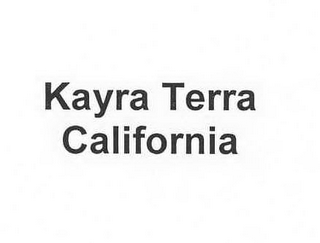 KAYRA TERRA CALIFORNIA logo