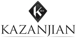 KAZANJIAN K 1913 logo