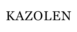 KAZOLEN logo