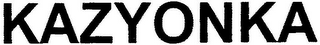 KAZYONKA logo
