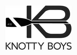 KB 418 KNOTTY BOYS logo