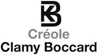 KB CRÉOLE CLAMY BOCCARD logo