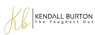 KB KENDALL BURTON THE TOUGHEST OUT logo