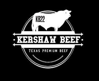 KB22 KERSHAW BEEF TEXAS PREMIUM BEEF logo