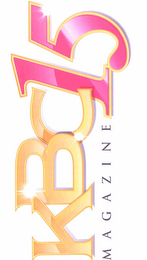 KBC15 M A G A Z I N E logo