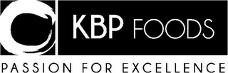 KBP FOODS PASSION FOR EXCELLENCE logo