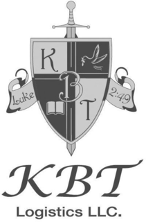 KBT KBT LOGISTICS LLC. LUKE 2:49 logo