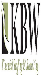 KBW FINANCIAL STAFFING & RECRUITING logo