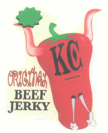 KC DIAMOND ORIGINAL BEEF JERKY logo
