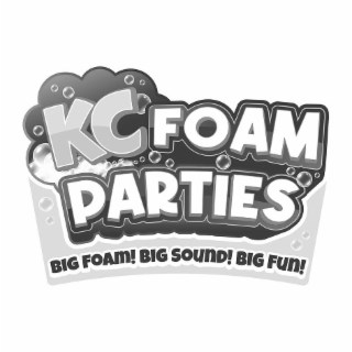KC FOAM PARTIES BIG FOAM! BIG SOUND! BIG FUN! logo