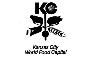 KC KANSAS CITY WORLD FOOD CAPITAL logo