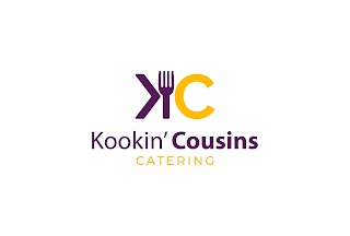 KC, KOOKIN' COUSINS CATERING logo