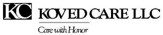 KC KOVED CARE LLC CARE WITH HONOR logo